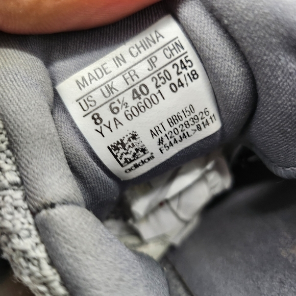 Adidas Ultra Boost BB6150 Gray Running Shoes Sneakers Women Size 8 - Picture 3 of 11